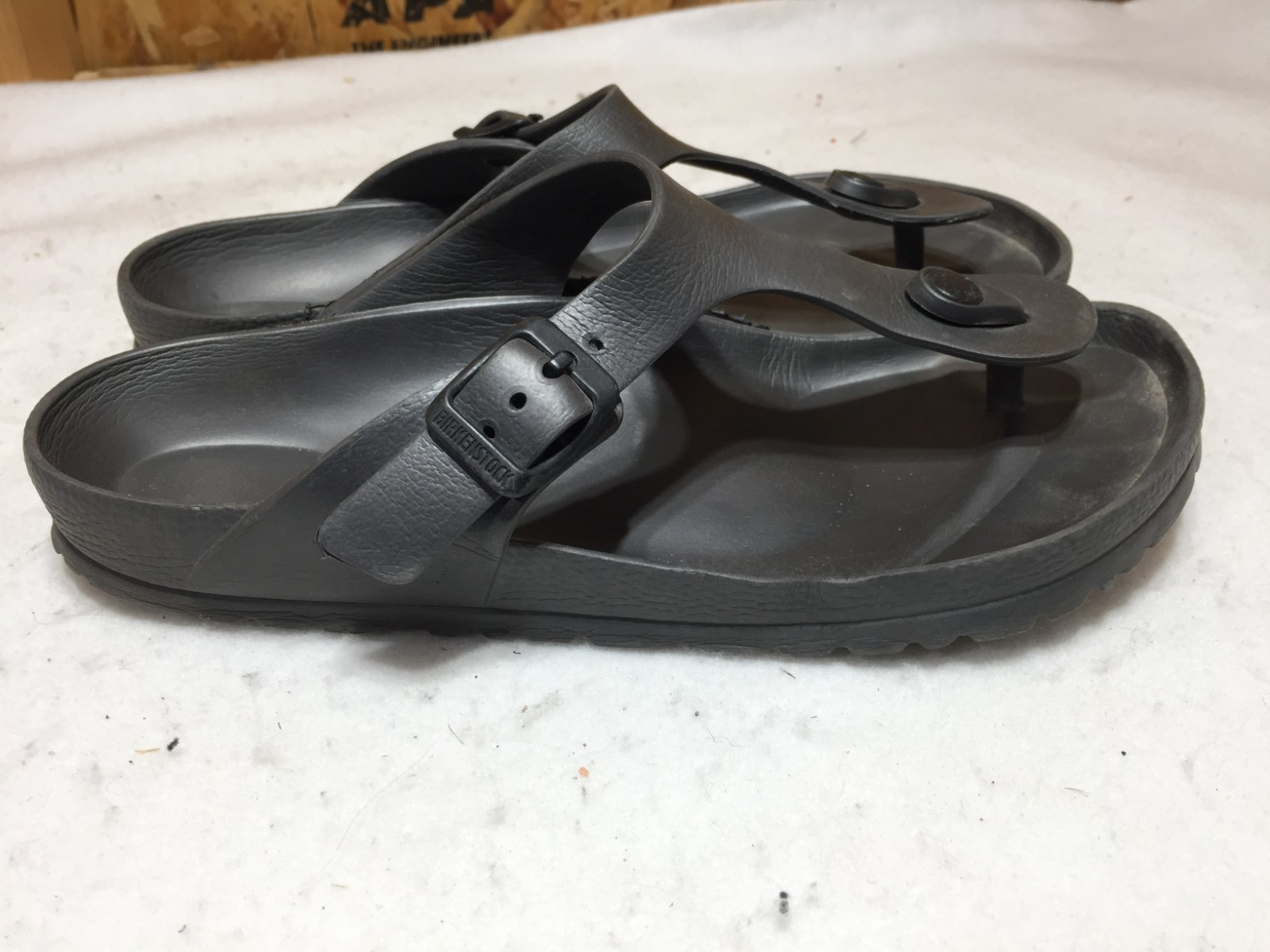 Birkenstock Gizeh Essentials EVA Thong Sandal EU 37 Womens 6 Black
