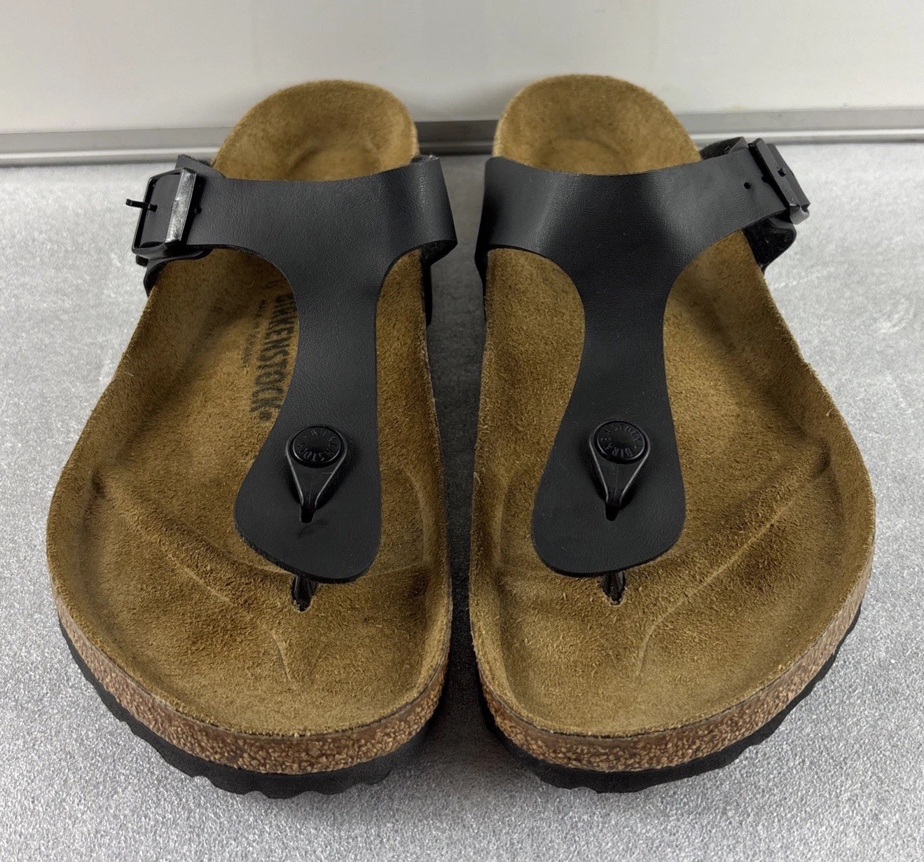Birkenstock  Arizona Slip On Sandals Black Men  Size: 44 -US-11