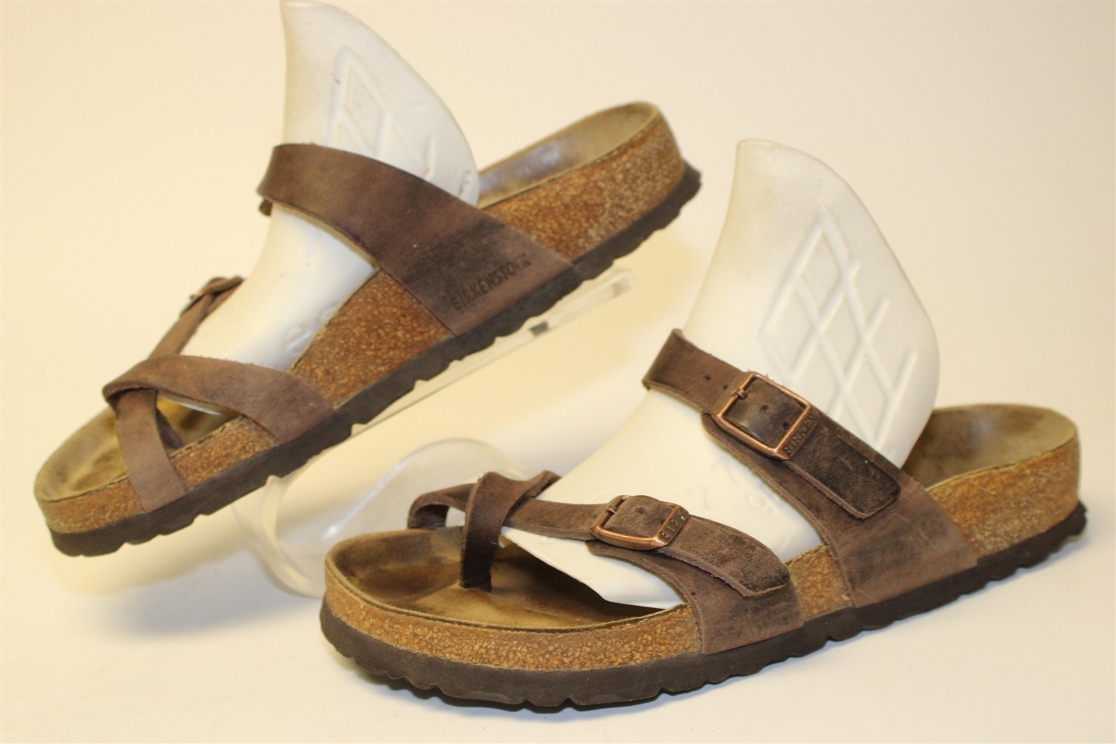 Birkenstock Mayari Sandals Womens Size 6 R 37 Germany Made Leather Slides Shoes