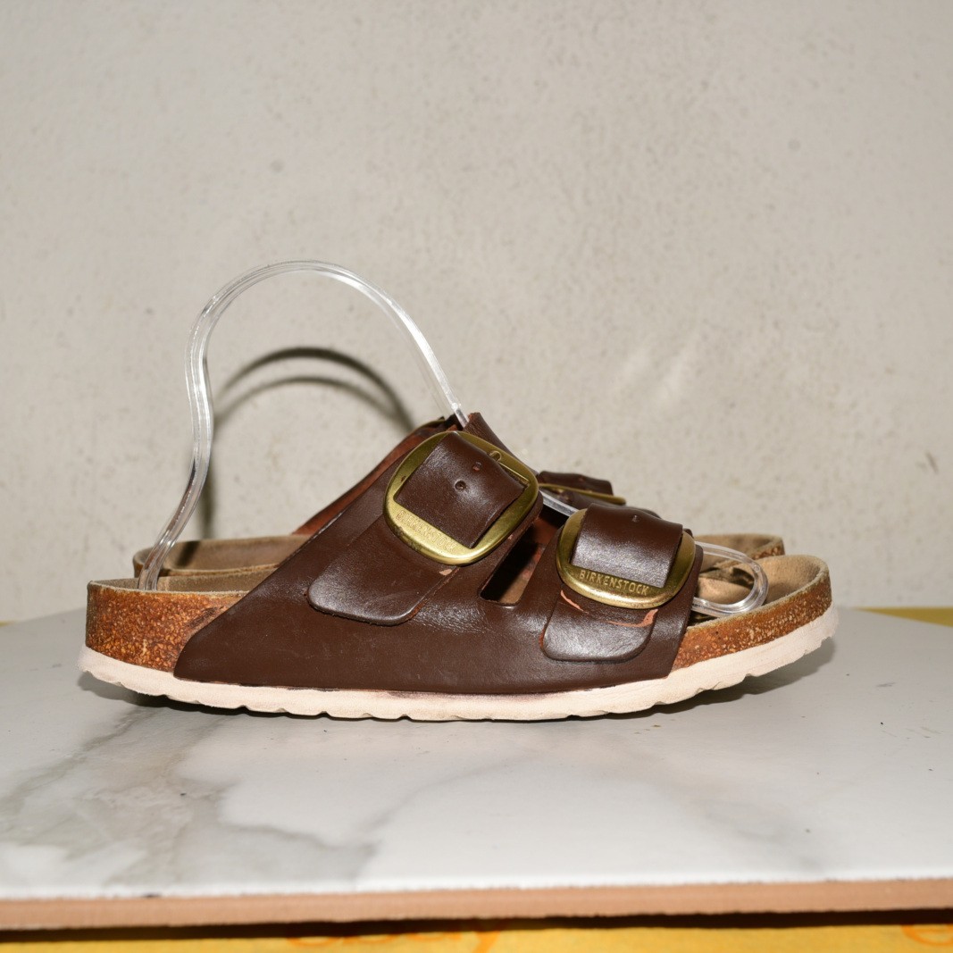 Birkenstock Arizona Leather Big Buckle Sandal Unisex 38 N