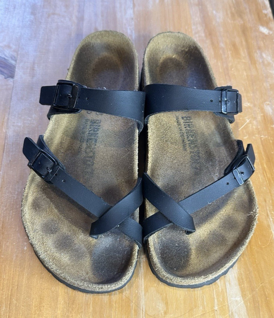 Birkenstock Mayari Sandals Women EU 37 Dark Brown black Boho Hippie Outdoors