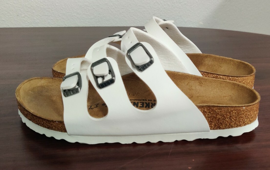 Birkenstock Florida Fresh Womens Sandal White EUR 38 US 7 Narrow