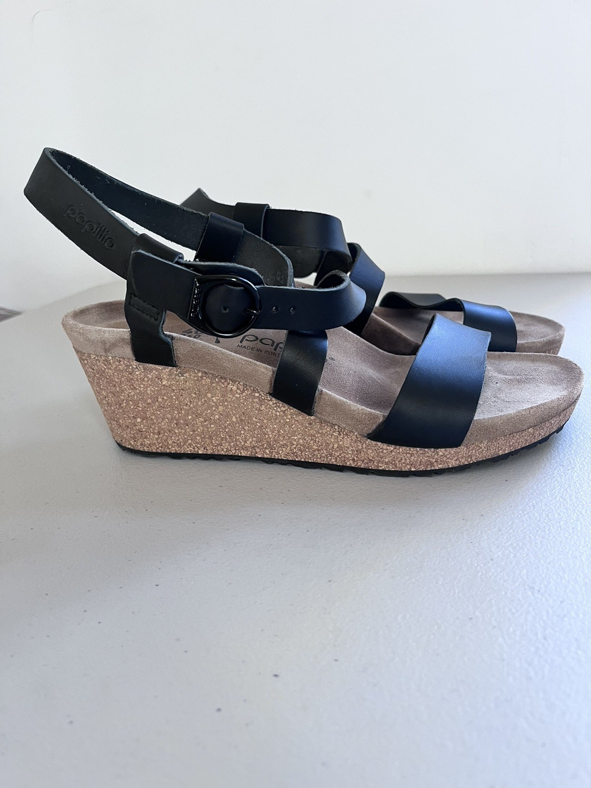 Birkenstock Papillio Women’s Wedge Black Platform Sandals 40 US 9-9.5
