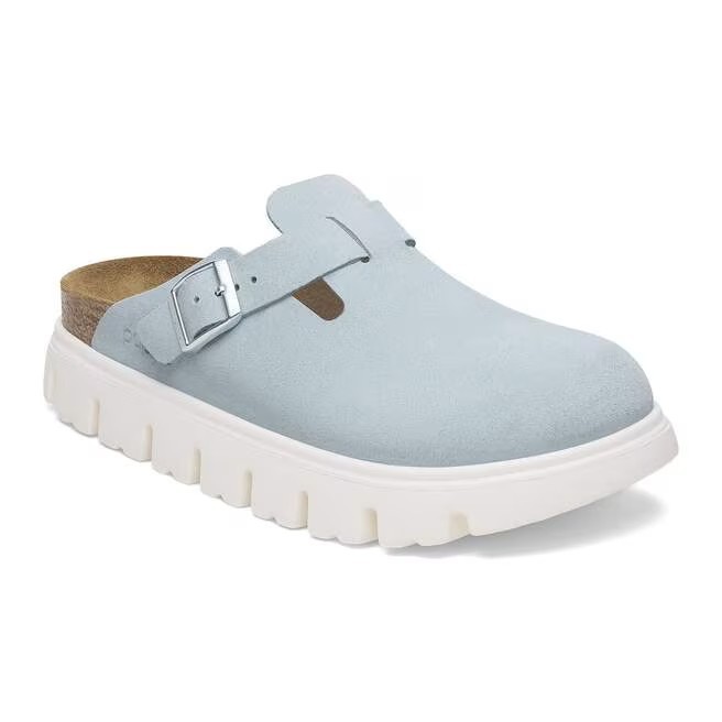 Birkenstock Boston Chunky Clog Baby Blue Color Women’s Sandal