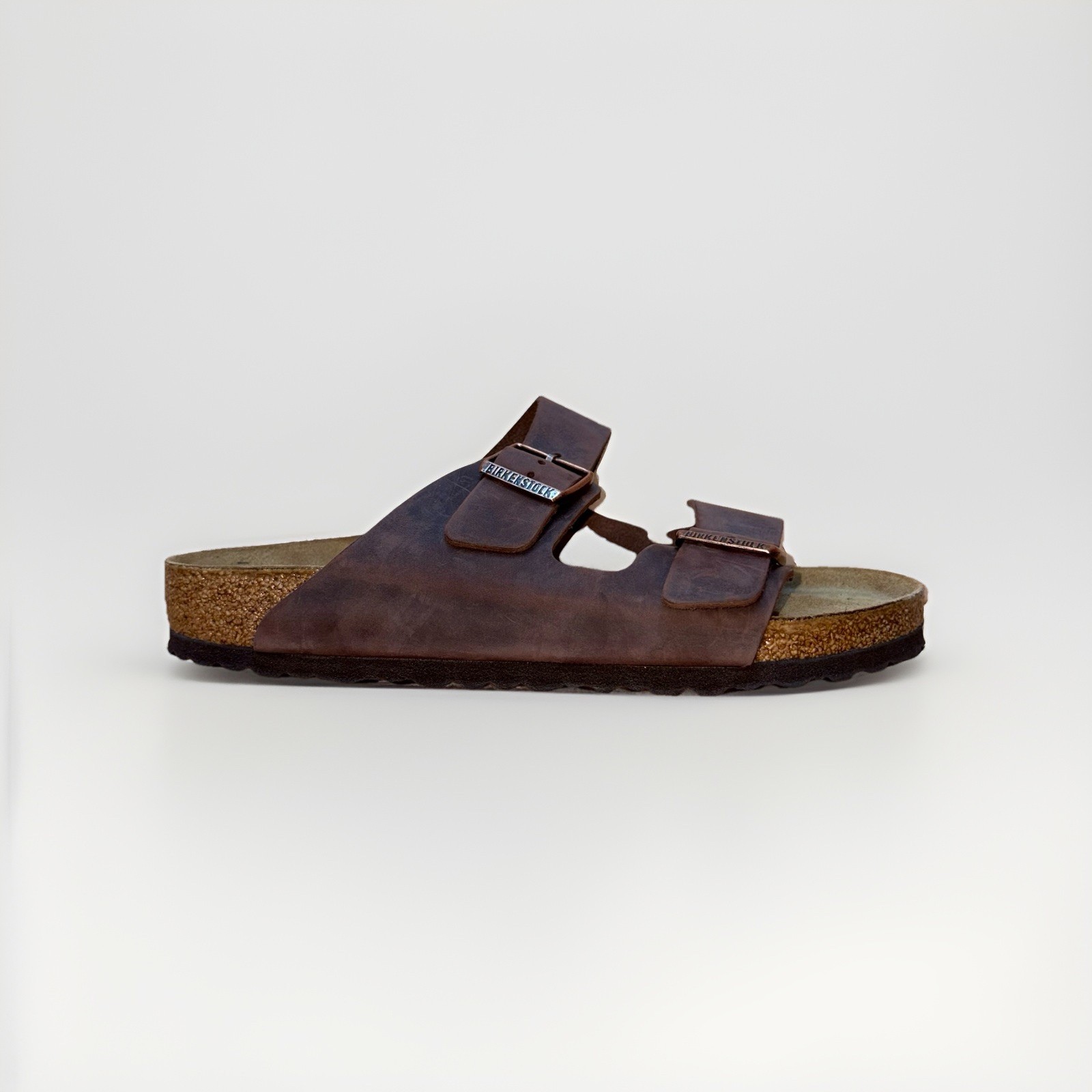 Birkenstock Arizona Brown Leather Buckle Sandals Men’s US 10 Comfort