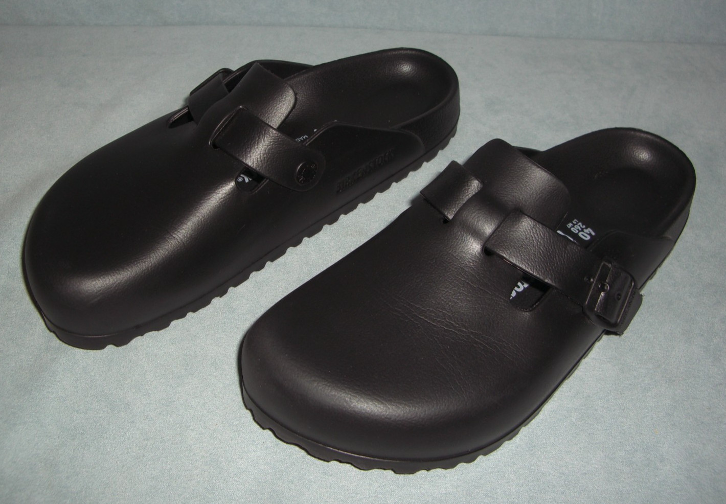 BIRKENSTOCK BOSTON ESSENTIALS EVA Women Clogs Black Size 40