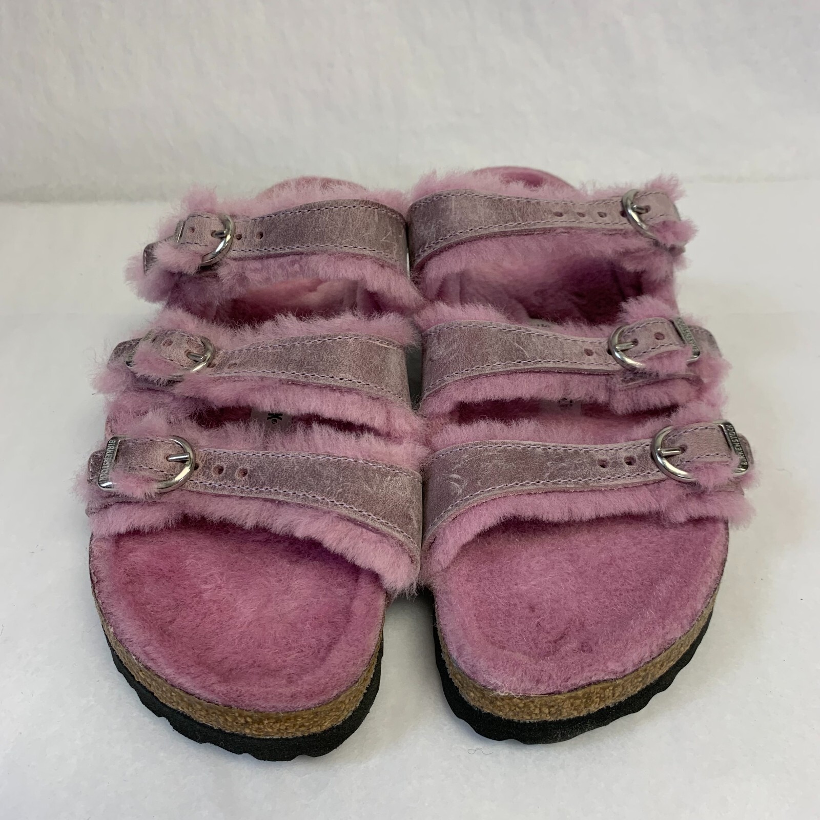 Birkenstock New w/ Box Florida Fresh Shearling Lavender Oiled Nar – Select Size