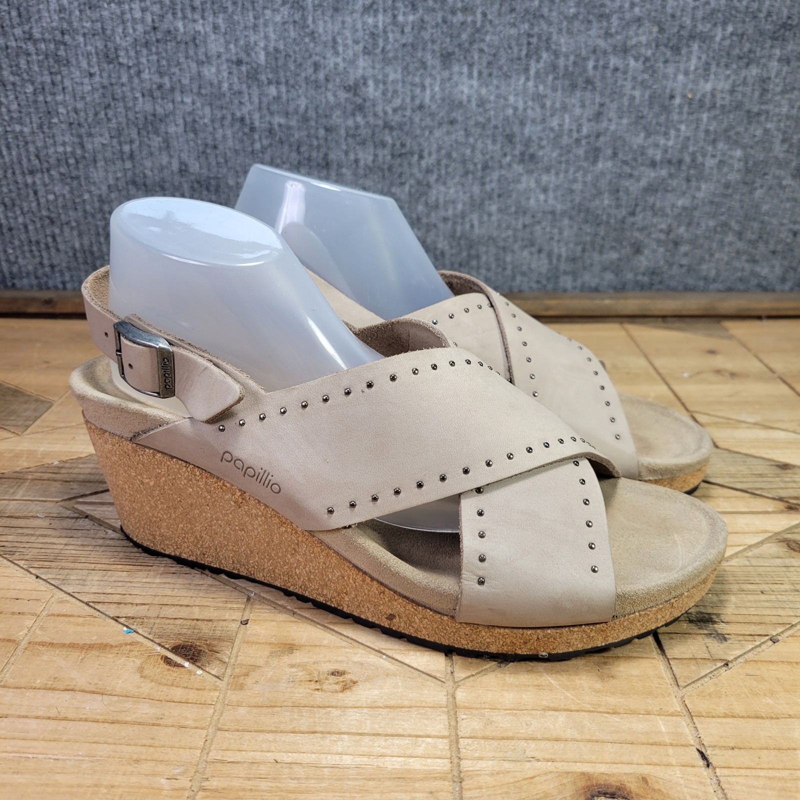 Birkenstock Papillio Samira Women’s 9 EU 40 Cork Wedge Sandals Leather  Open Toe