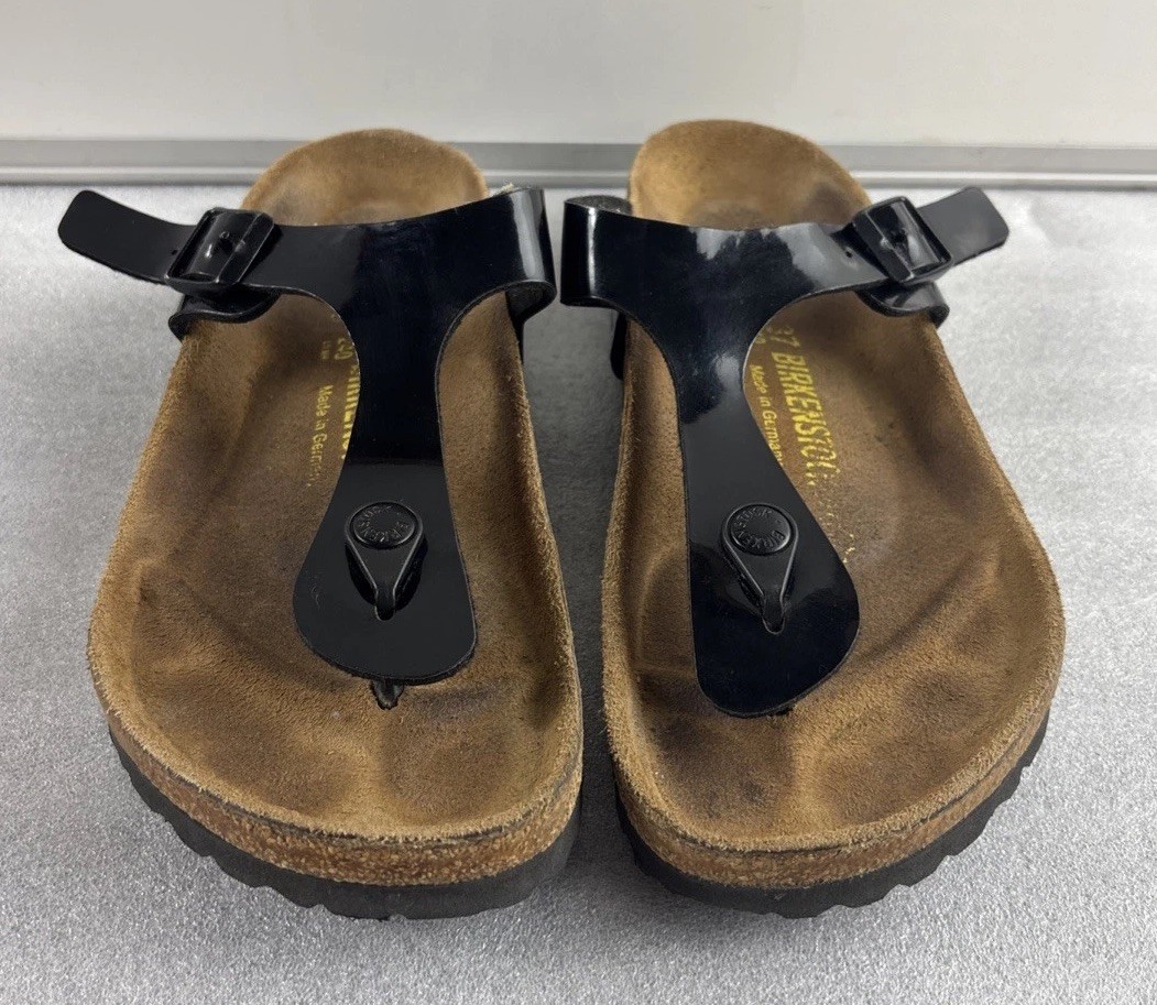 Birkenstock Gizeh Thong Sandal Black Size EU37 W-6-M-4