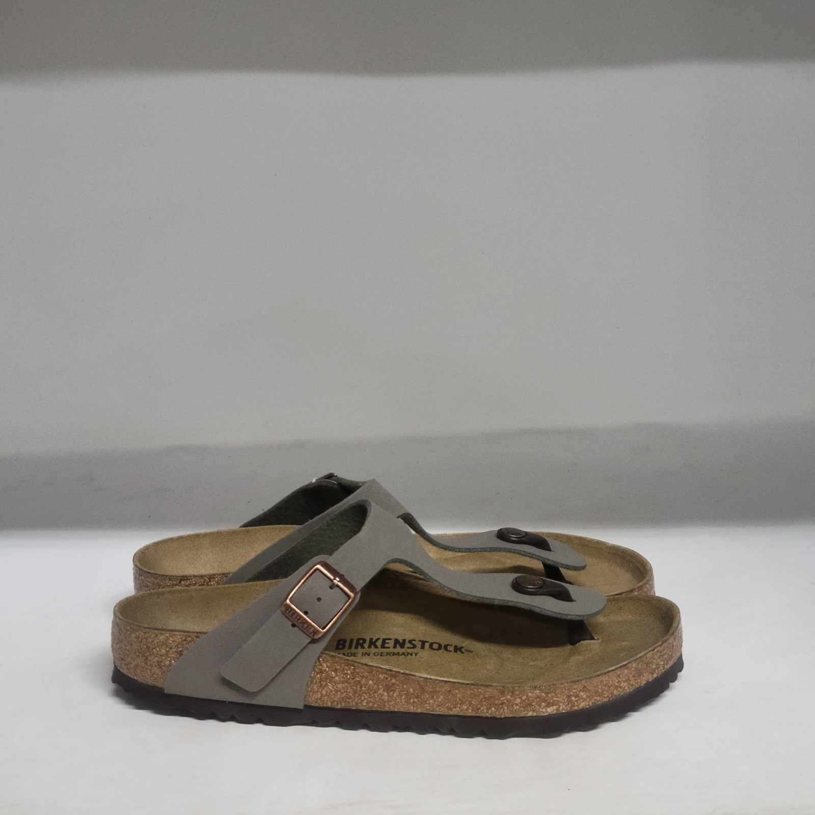 Birkenstock Gizeh BS Sandal Stone Womens Size 8 Regular Fit
