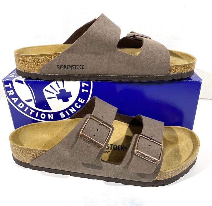 New with Box Birkenstock Arizona Mocha Soft Footbed Regular – Select Size