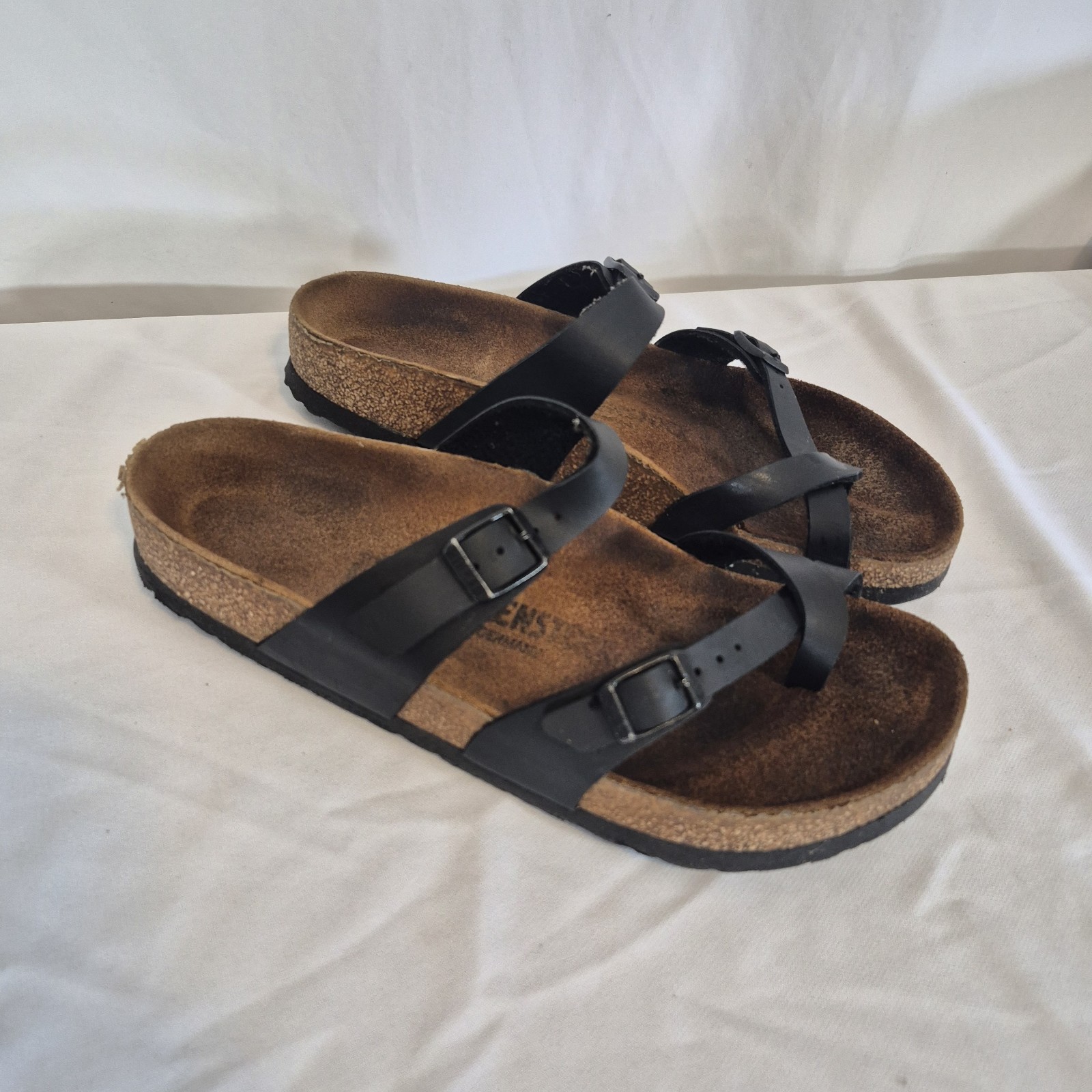 Birkenstock Mayari Womens 9 Sandals Shoes CLEANED
