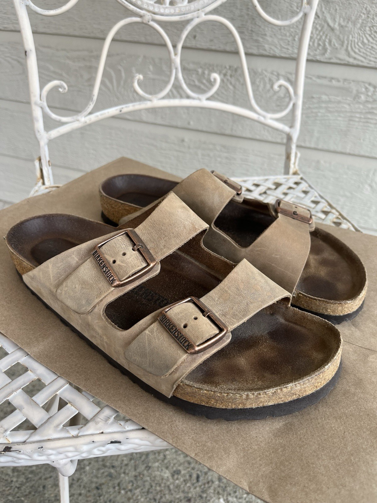 Birkenstock Arizona Sandal Men’s US9 EU42 Tobacco