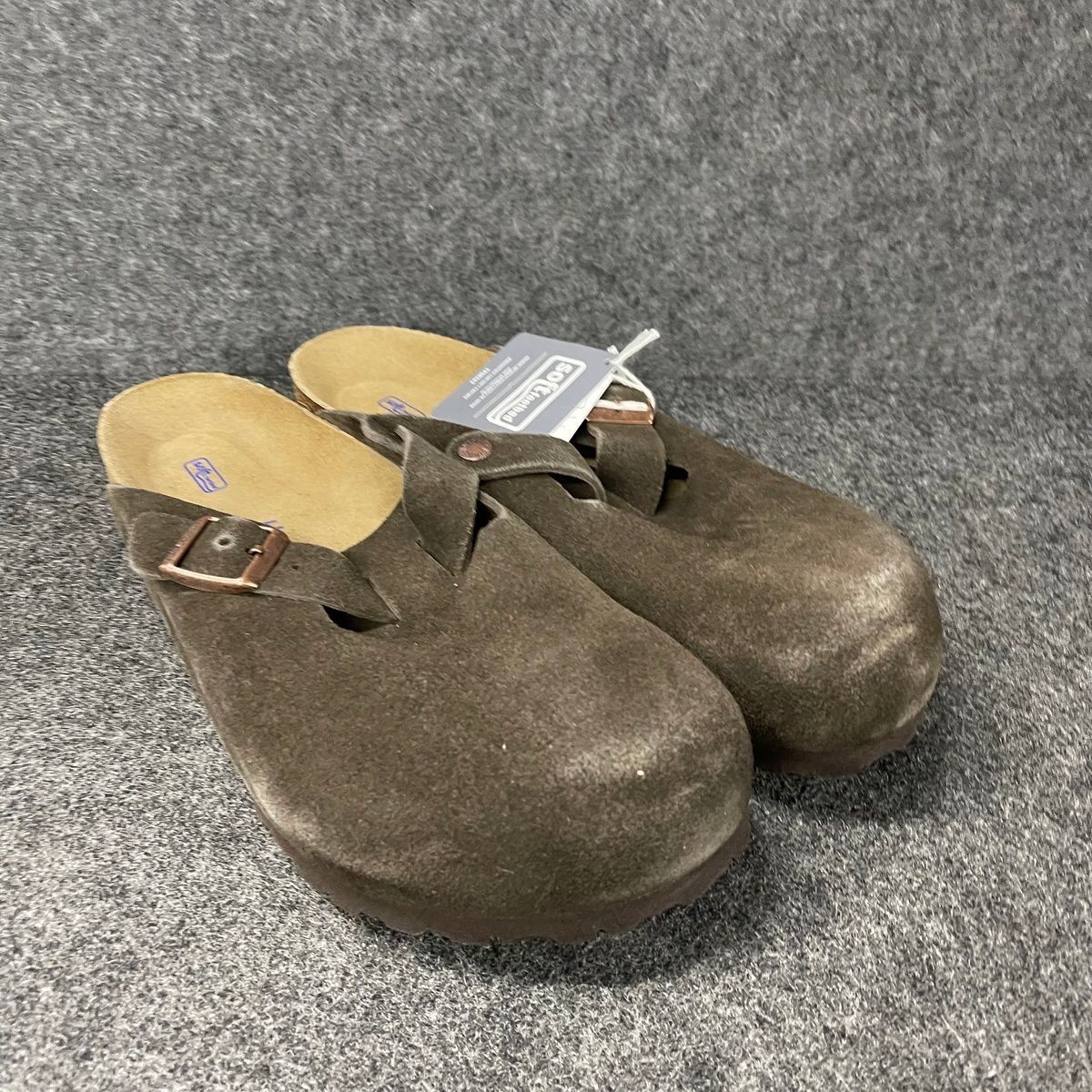 BIRKENSTOCK Boston Soft Footbed Clog Men’s Size US 11 Mocha