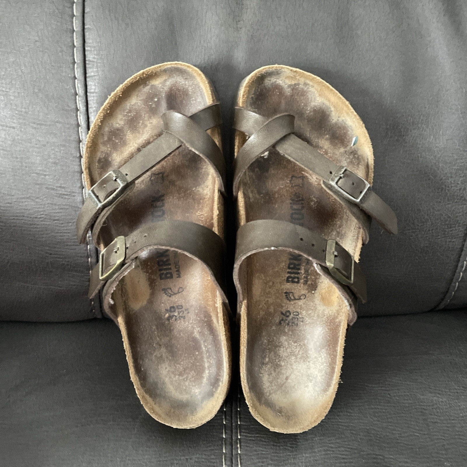 New! Birkenstock Mayari Birkibuc Women’s Mocha Size 36 (US 6.5-7) Sandal