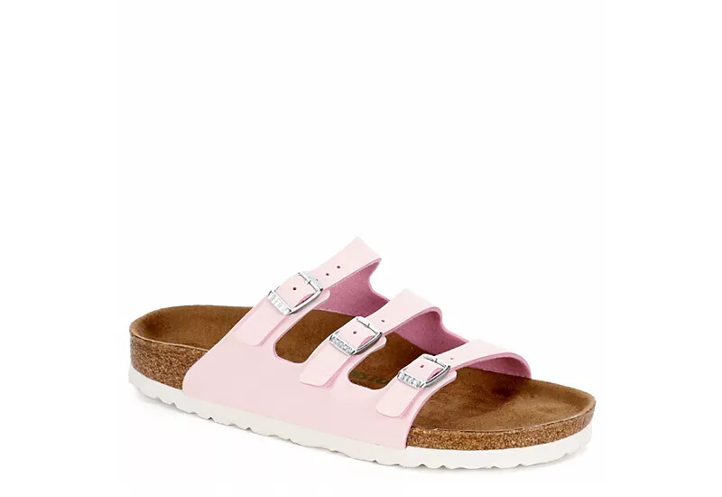 #-613-Wome’s BIRKENSTOCK Florida Birko-Flor Sandal Sz EU 38 (US 7 / 7.5 )