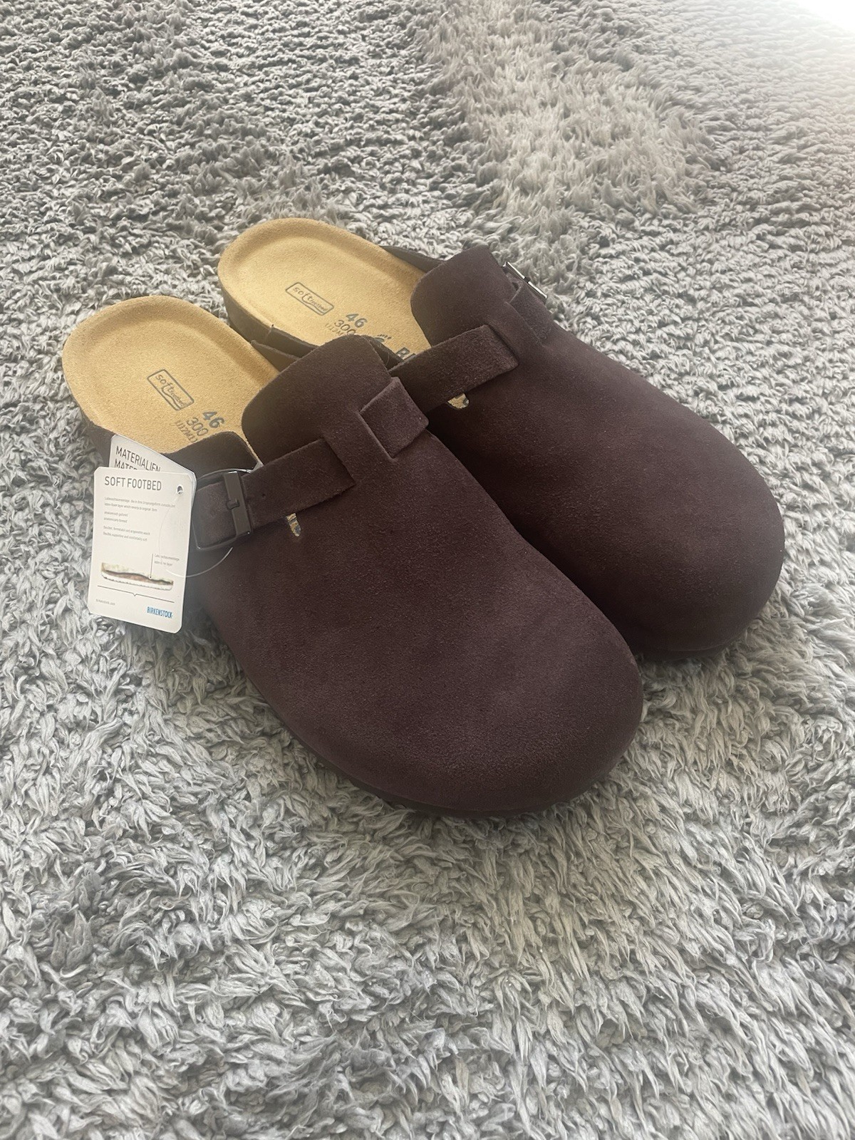 Birkenstock Boston Clog Faded Purple Sandal Unisex Size Women’s 11 Men’s 9