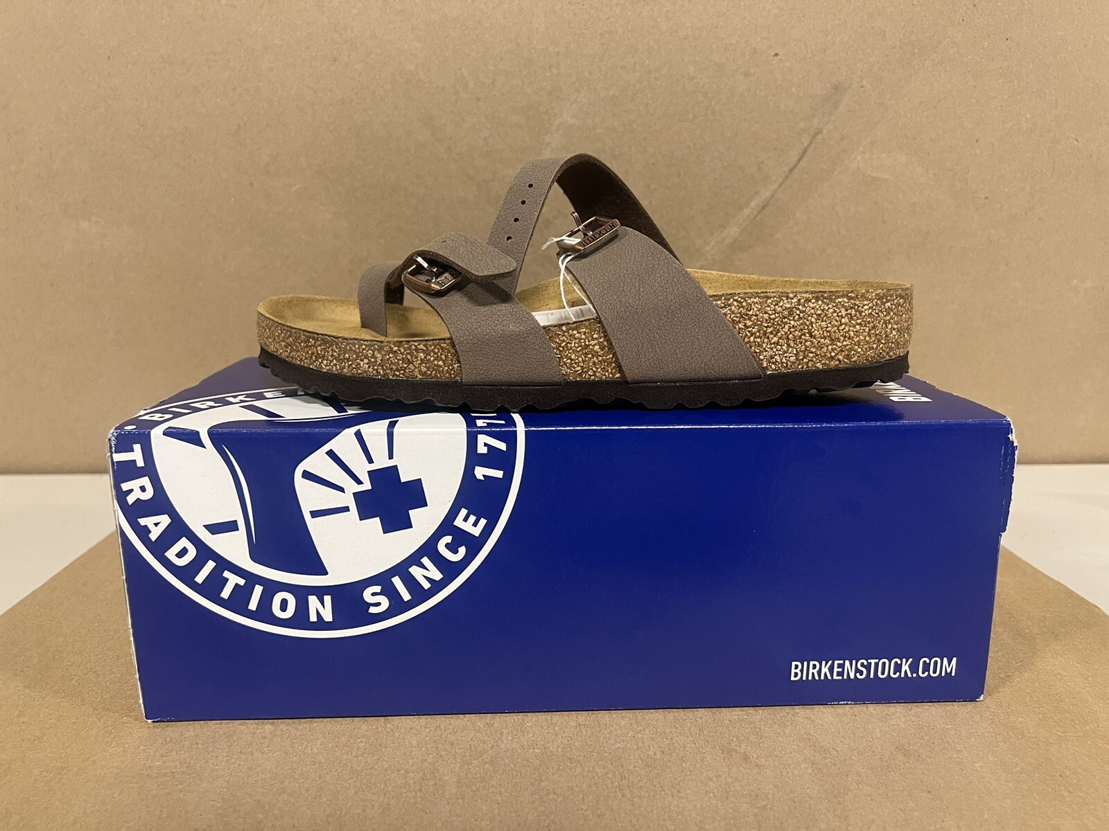 Birkenstock Mayari Mocha Birko-Flor Regular- Size 6, Model: 0071061, Brand New