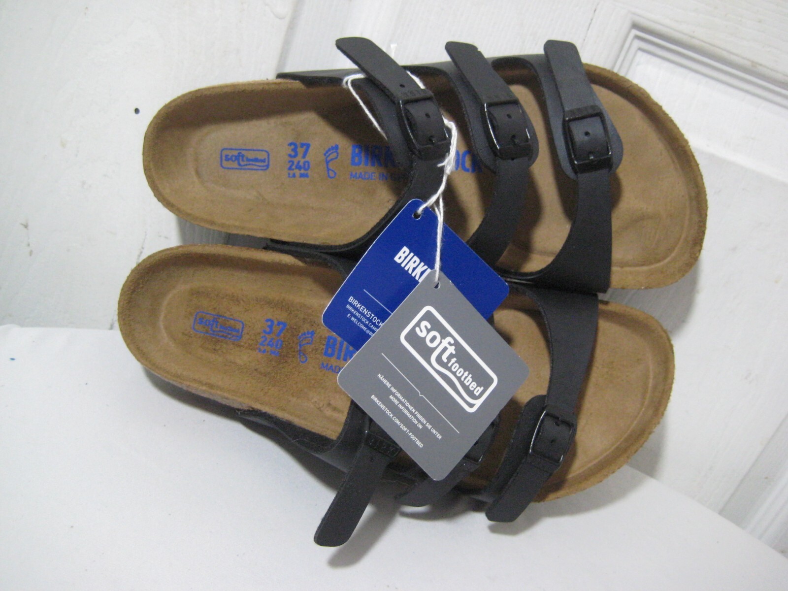 Birkenstock  Florida Fresh Midnight Soft Footbed Size 37 / Men 4 & Women’s 6.