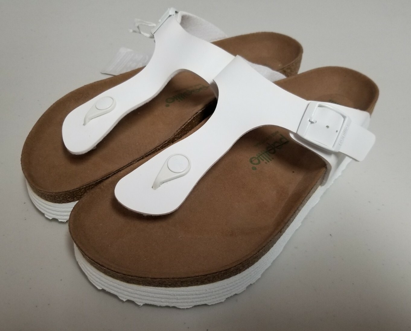 Birkenstock Papillio Gizeh Platform Vegan Slide Sandals Size 41 Medium Width