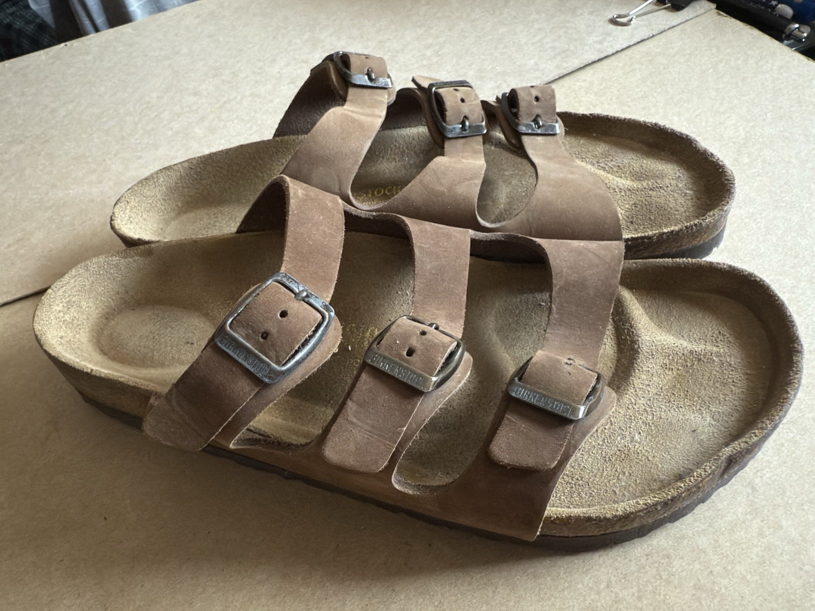 Birkenstock Florida Sandal Regular Width Mocha EU42 – Preowned Very Clean