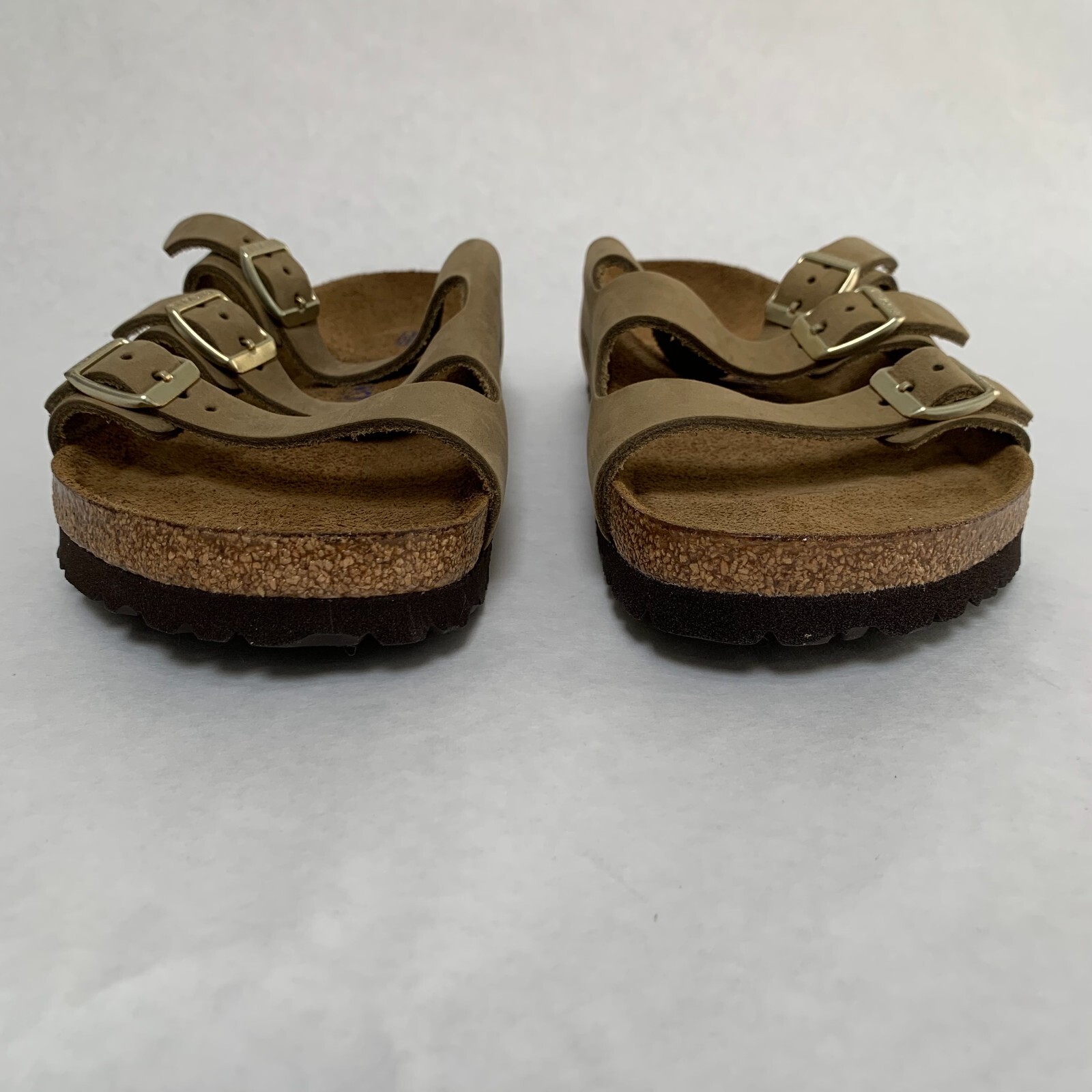 New w/o Box Birkenstock Florida Faded Khaki Soft Footbed Regular – Select Size