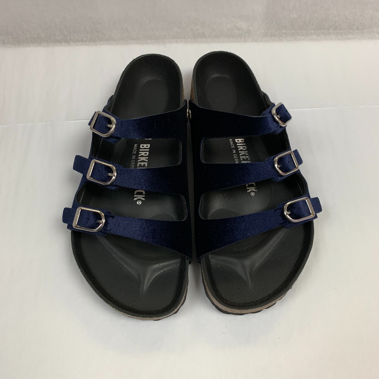 Birkenstock New w/o Box Florida Fresh Midnight Velvet Exquisite Reg Select Size