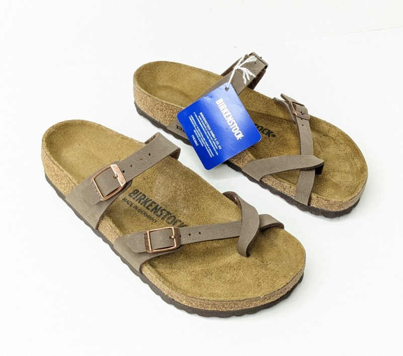 Birkenstock Mayari Strappy Sandals, Brown, Women’s 7 (EU 38)