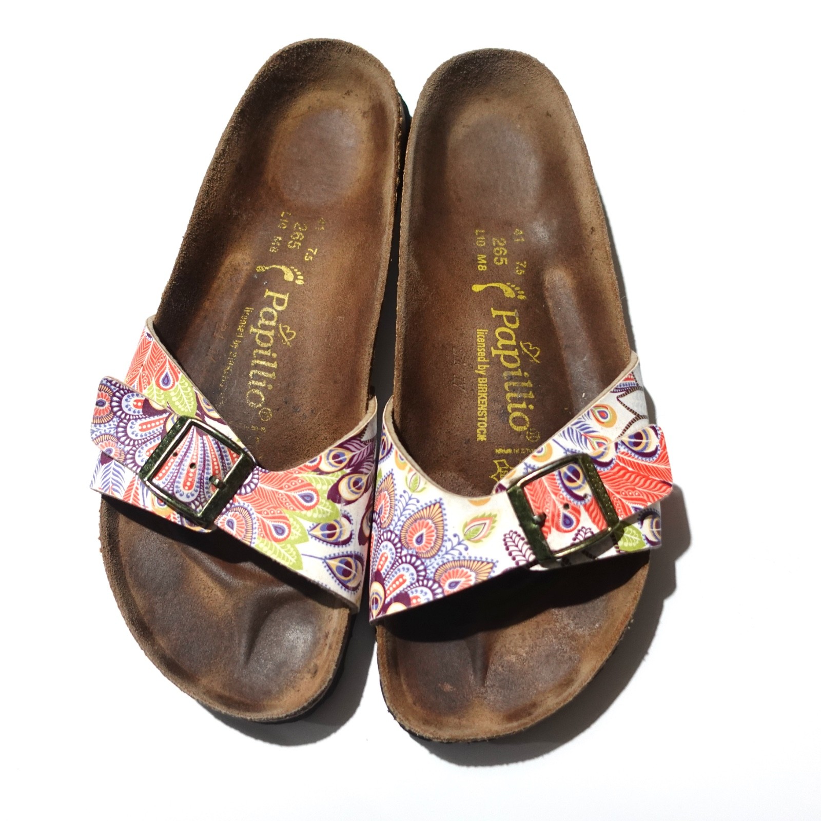 Birkenstock Papillio Eu 41 Regular  Floral Sandal Womens 10 Open Toe Casual