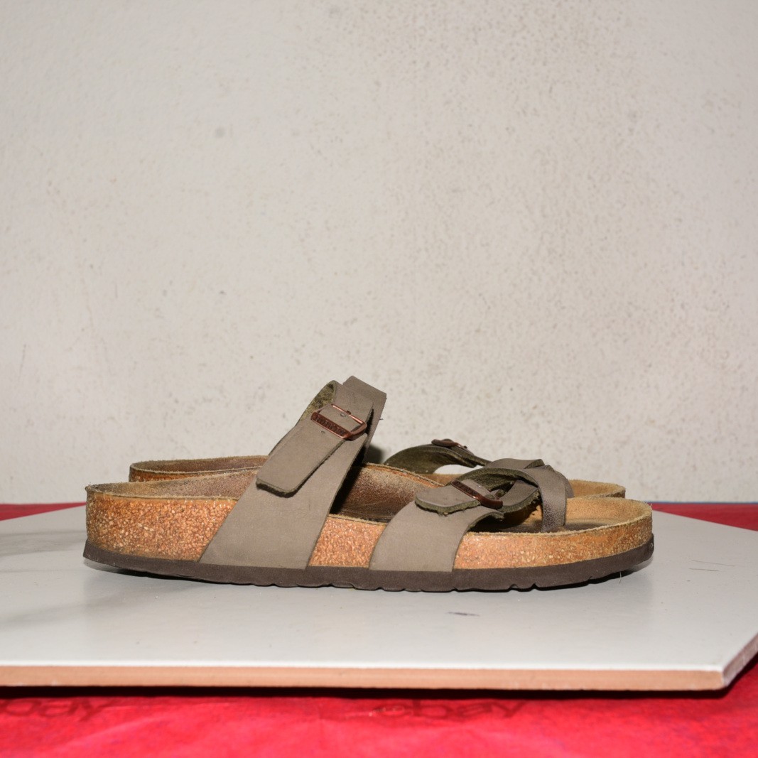 Birkenstock Mayari Mocha Synthetic Sandal Slide Women 39 R