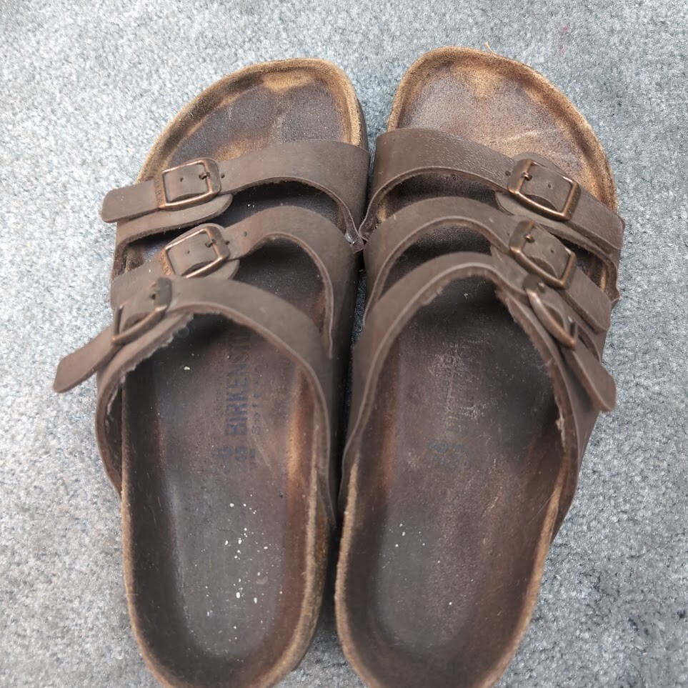 Birkenstock Florida Buckle Slide Sandals for Women Size 38 Adjustable Straps