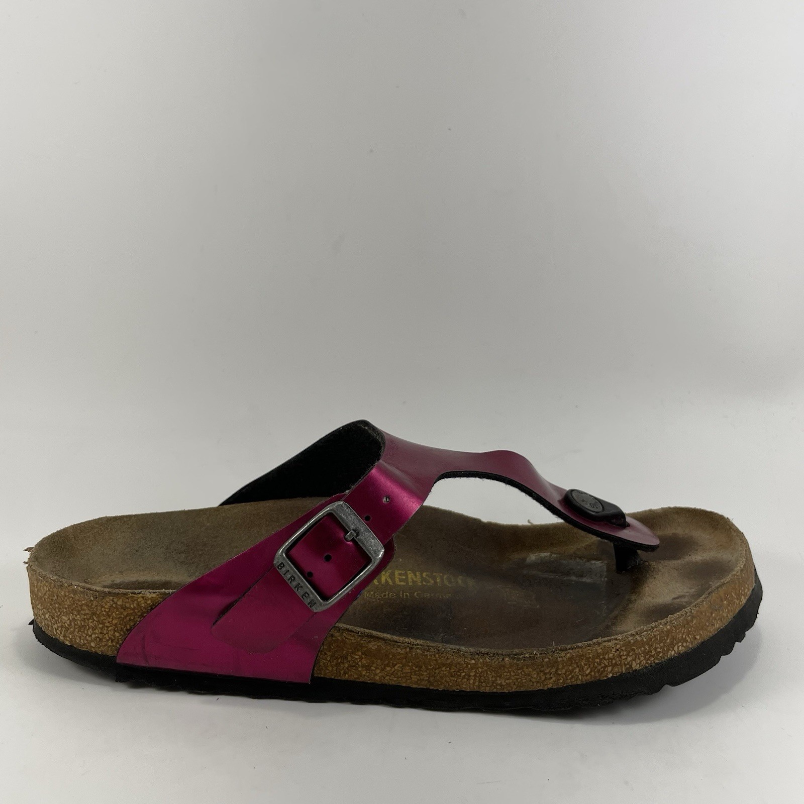 Birkenstock Gizeh Slide Sandals Womens Size 40 US Size 9-9.5 Hot Pink Magenta