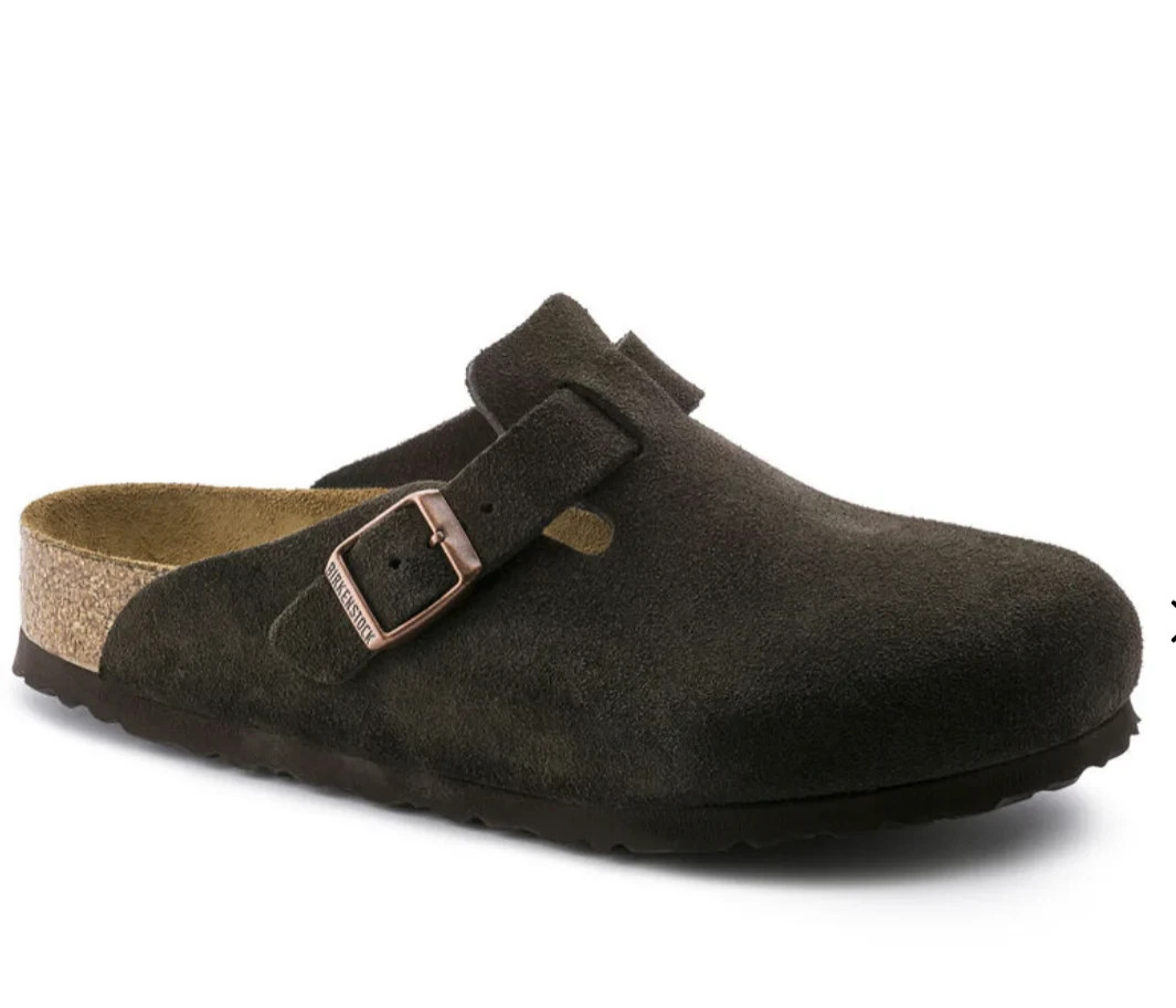 Birkenstock Boston Suede Mocha SoftFootbed EU 36N – 42N