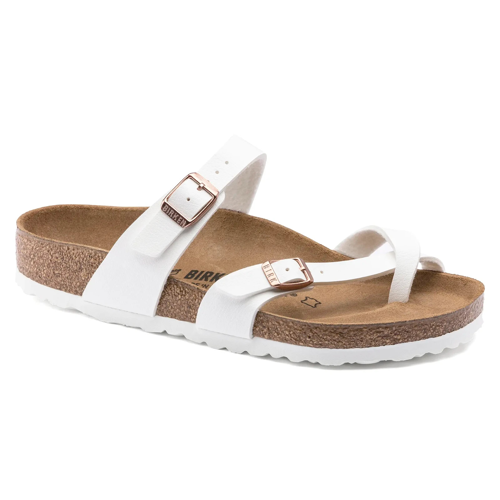 New Birkenstock Mayari White Sz 39 Reg Fit