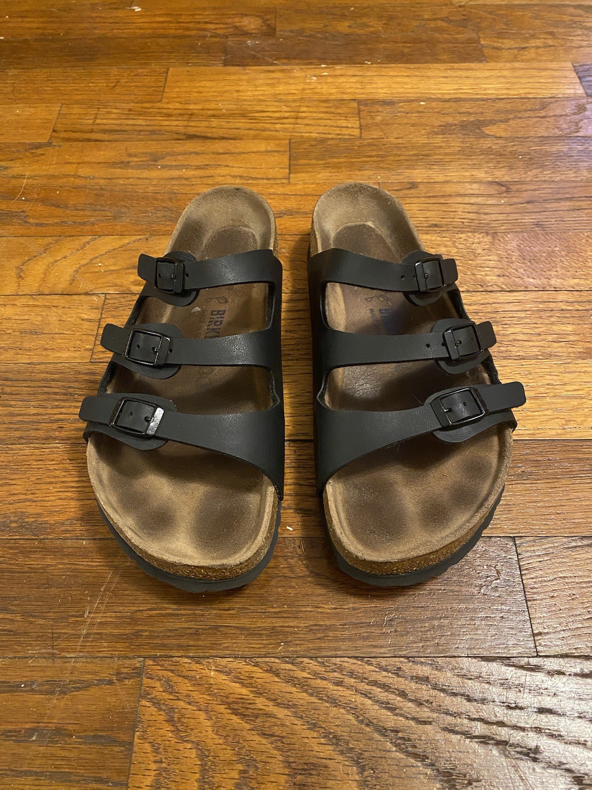 Birkenstock Florida Soft Footbed Black sz 39