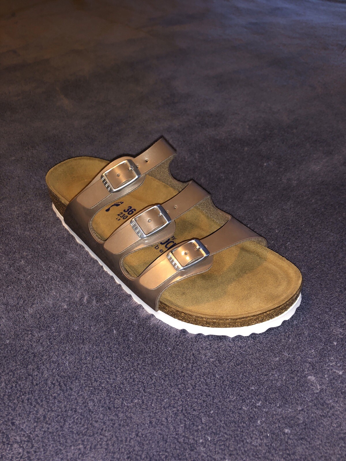 Birkenstock Florida Soft Footbed “Pearly Hazel” Size 36 (W5)