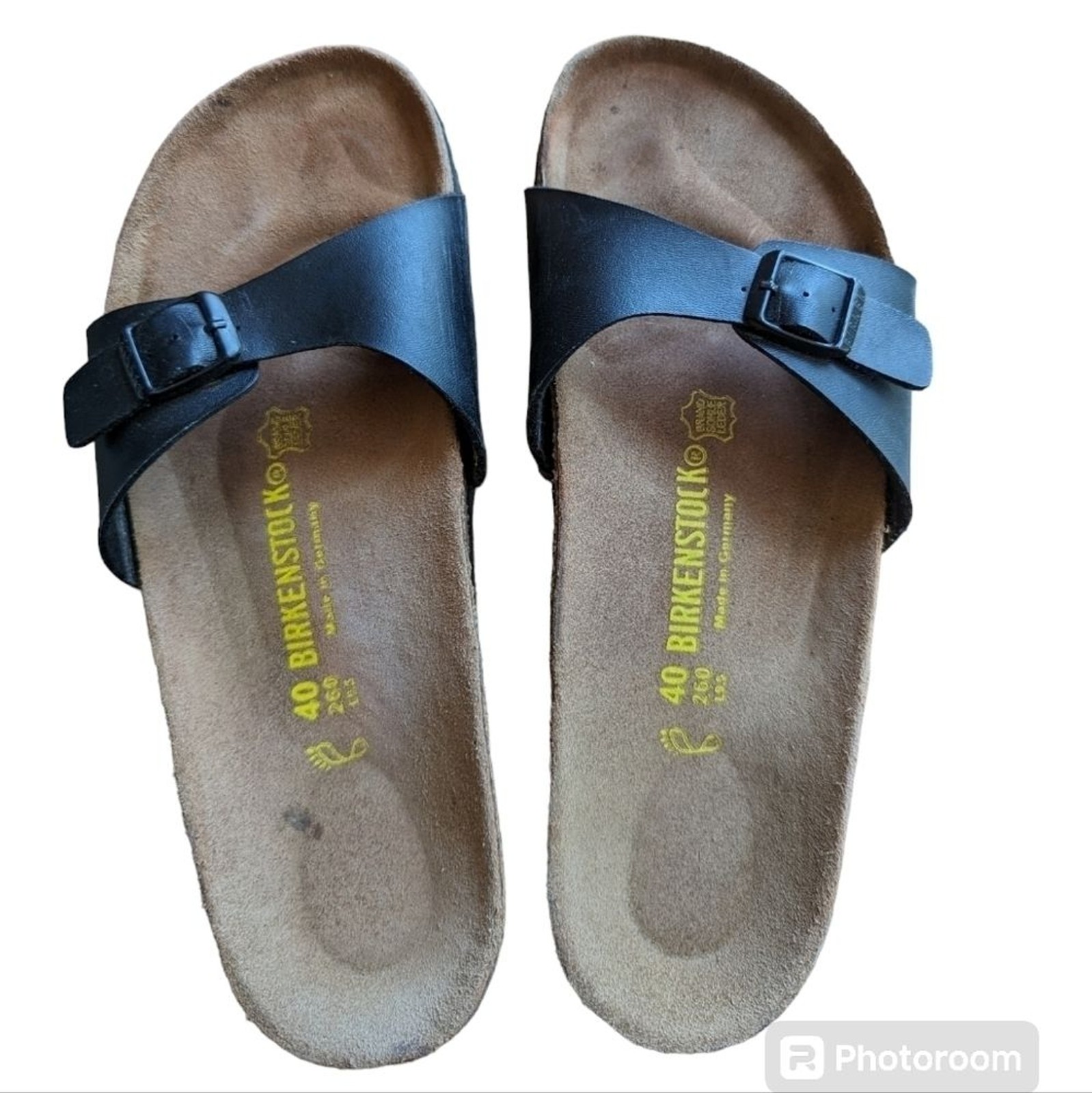 Birkenstock Madrid in black sz EU 40
