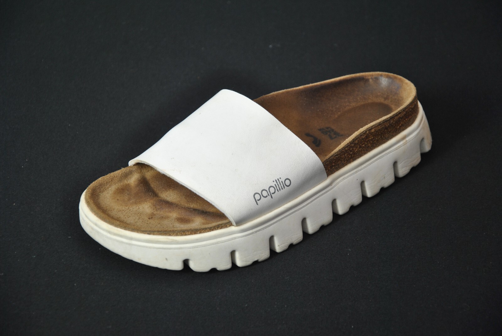 Birkenstock Papillio Chunky Cora White Platform Sandals Shoes 37 L 6 Narrow