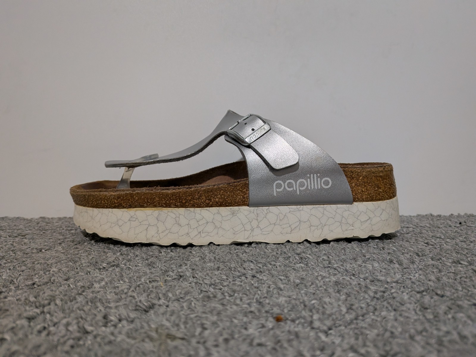 Birkenstock Gizeh Platform Sandal Papillo Womens Size 6