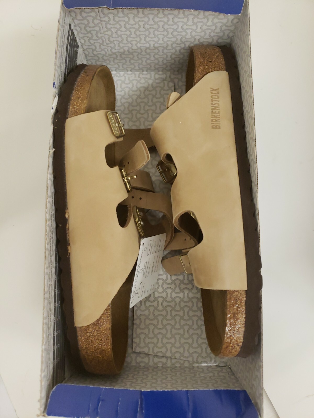 Birkenstock Florida Fresh Nubuck leather Sandcastle Soft Footbed EUR 37 REGULAR!