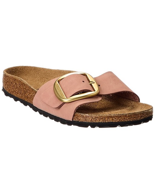 Birkenstock Madrid Narrow Big Buckle Nubuck Leather Sandal Women’s