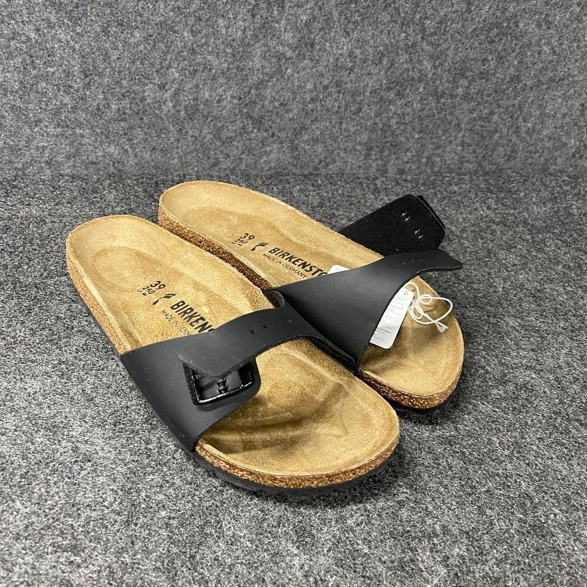 BIRKENSTOCK Madrid Birko-Flor Sandals Unisex Size M6/W8 Black