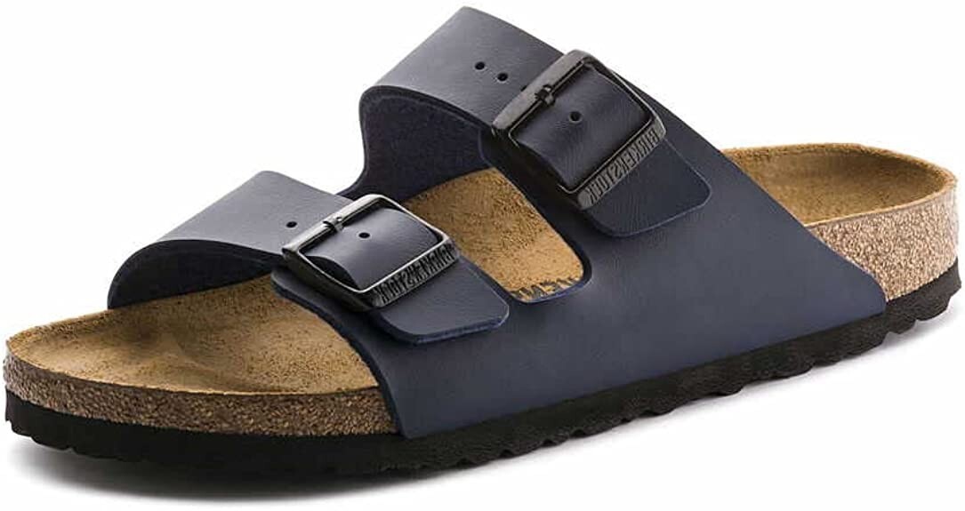 Birkenstock Arizona Regular Fit Softfootbed Birko Flor Blue US M 4 W 6 EU 37