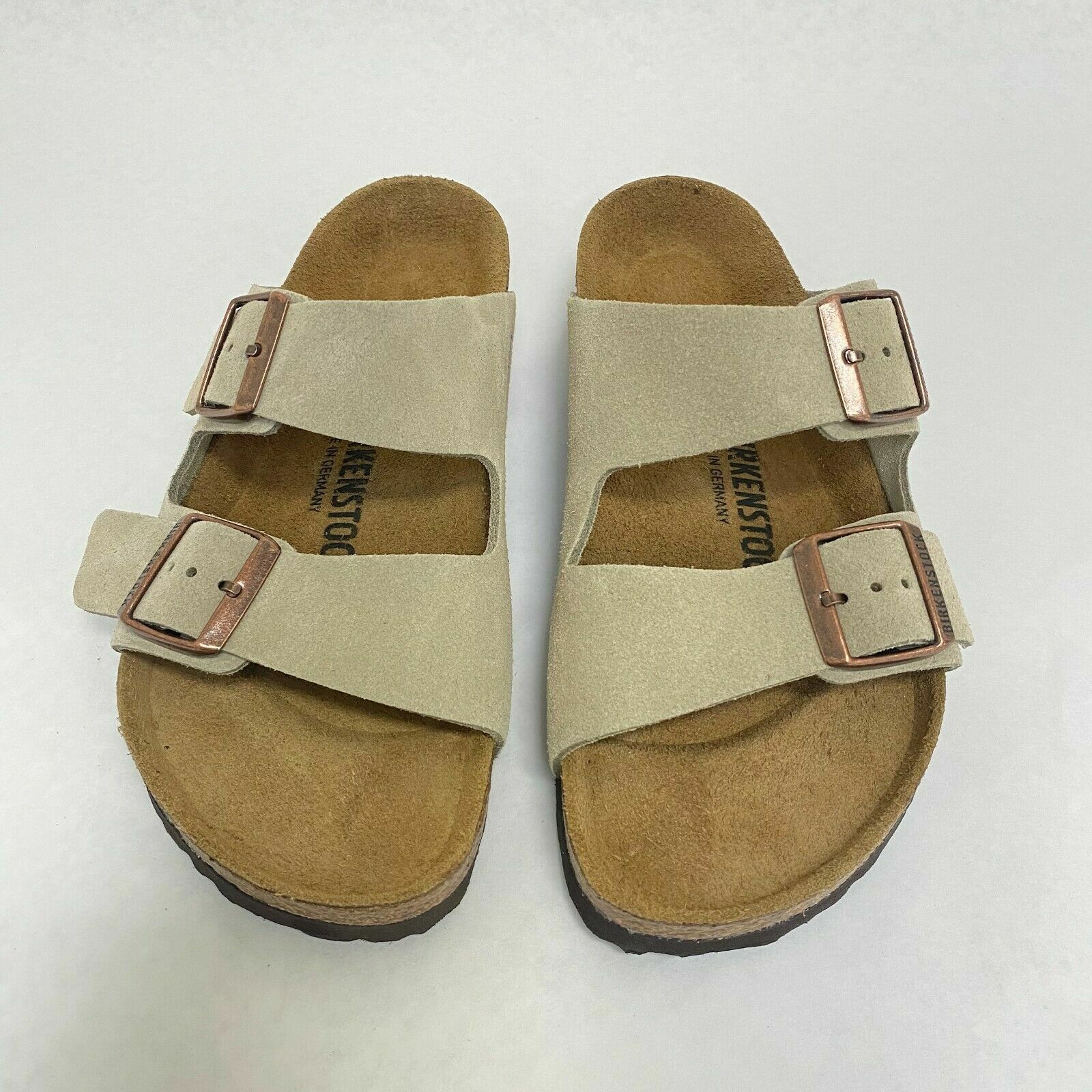 New with Box Birkenstock Arizona Taupe Regular – Select Size