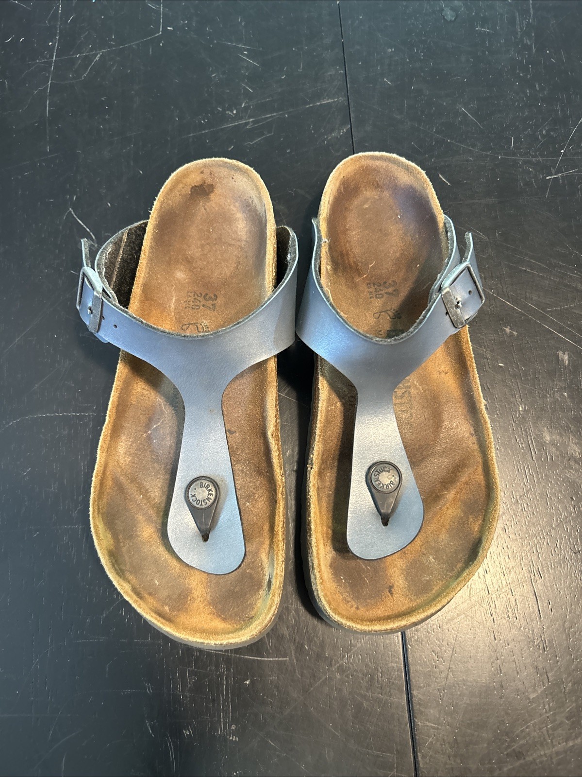Birkenstock Gizeh Thong Comfort Sandal – Onyx – Used – (37,240,L6,M4)