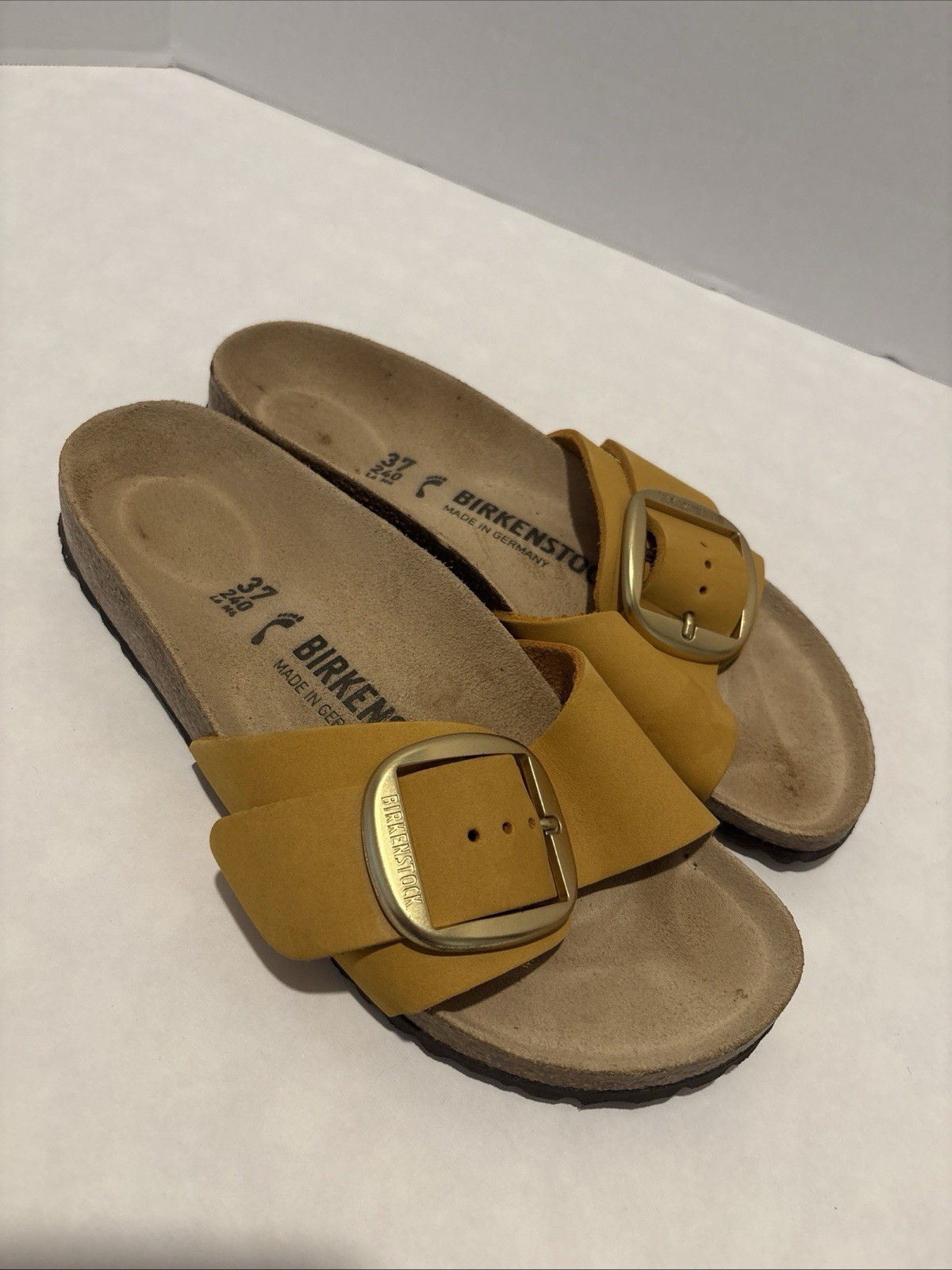 Birkenstock Madrid Big Buckle Gold Yellow 37