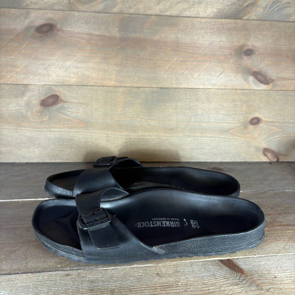 birkenstock madrid eva womens size 9 shoes black slip on comfort sandals