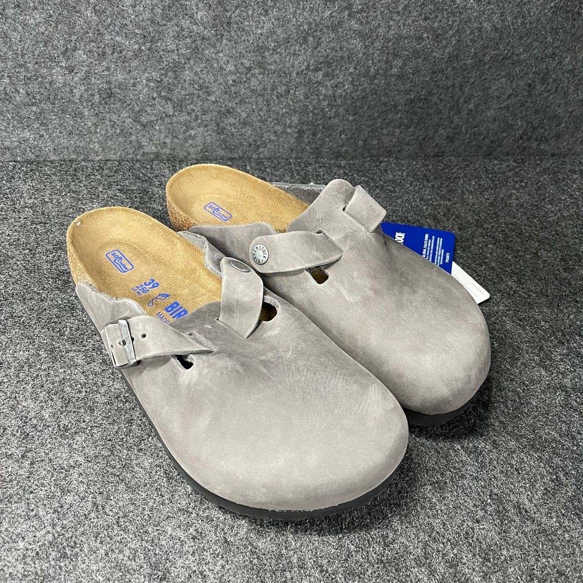 BIRKENSTOCK Boston Soft Footbed Oiled Leather Clogs Unisex Size M6/W8