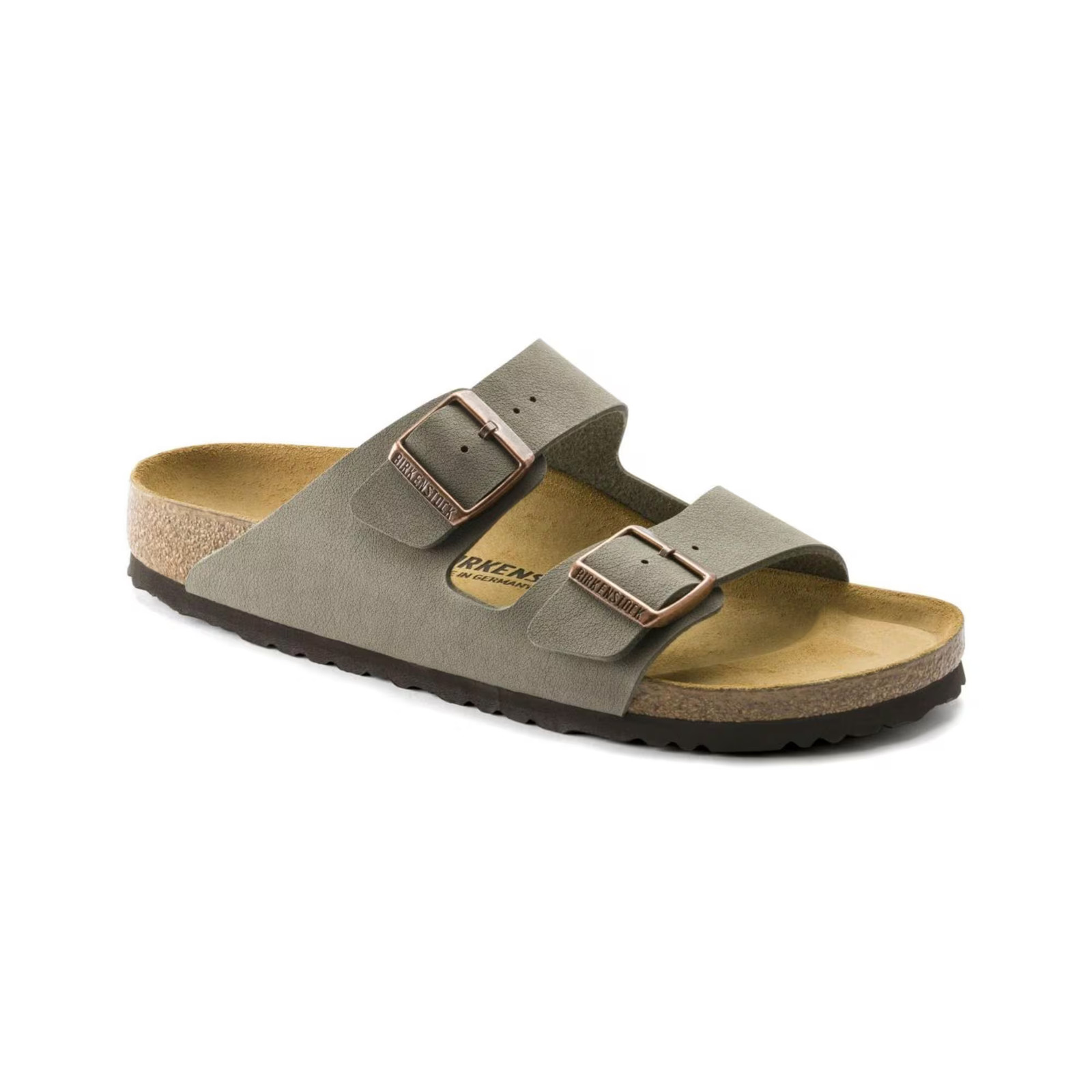 Women’s Birkenstock Arizona Birko-Flor Sandals Stone
