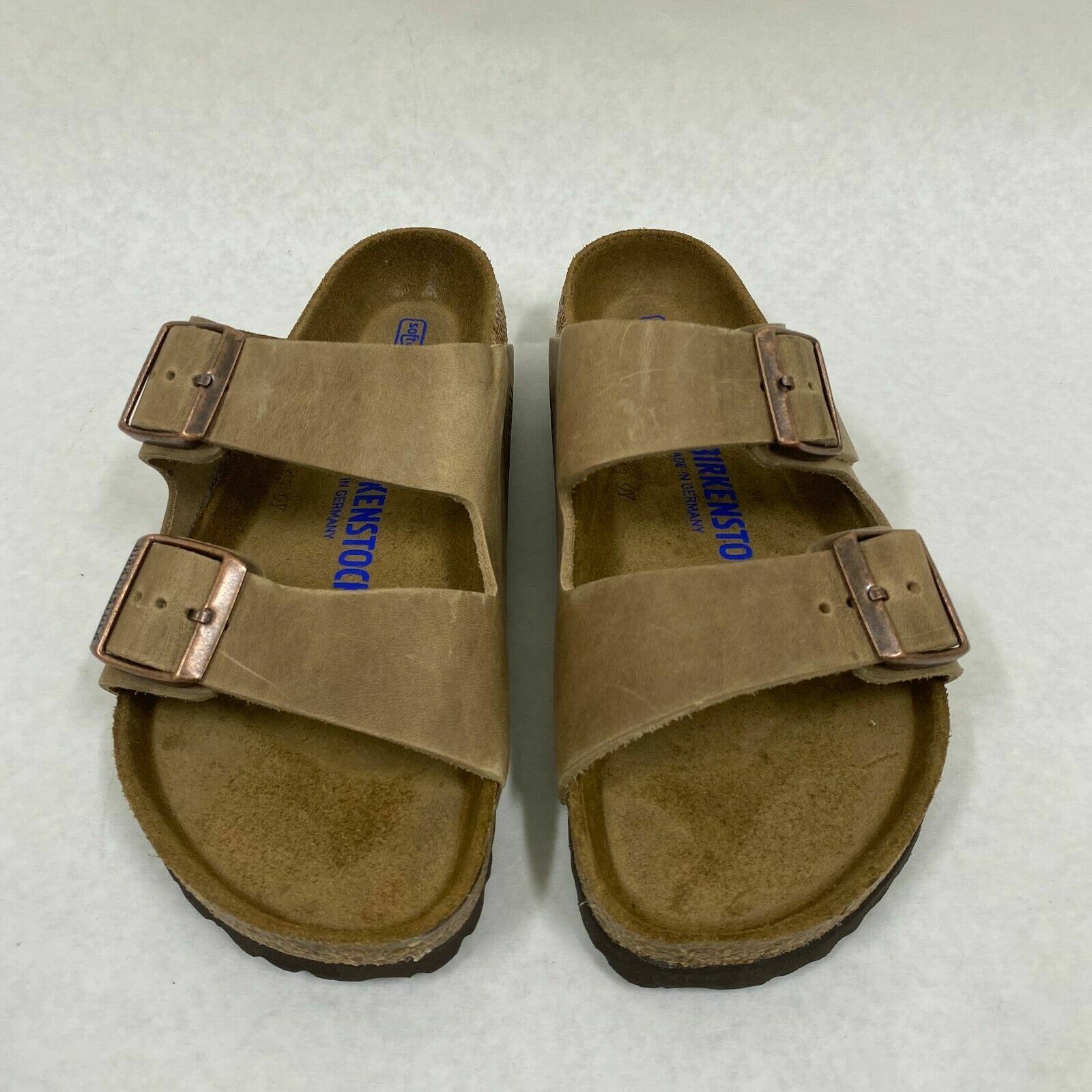 New with Box Birkenstock Arizona Tobacco Brown Soft Footbed Regular- Select Size